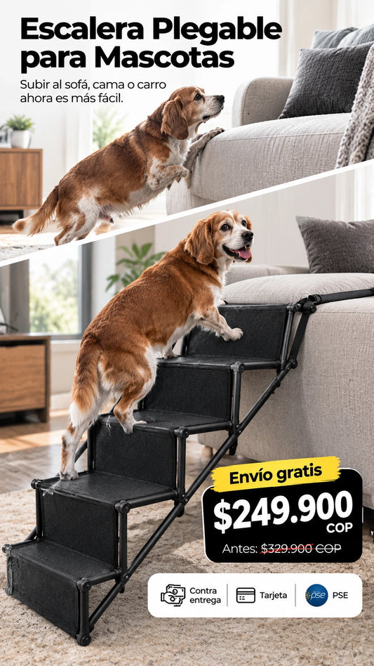 Escalera Plegable Para Mascotas