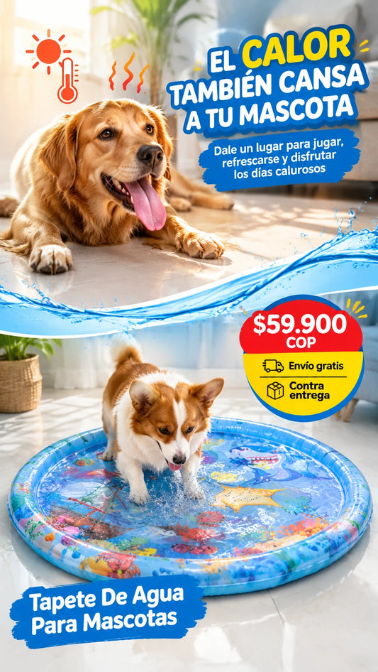 Tapete De Agua Para Mascotas
